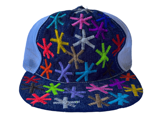 PAINTER DENIM HAT (MULTI-COLOR)