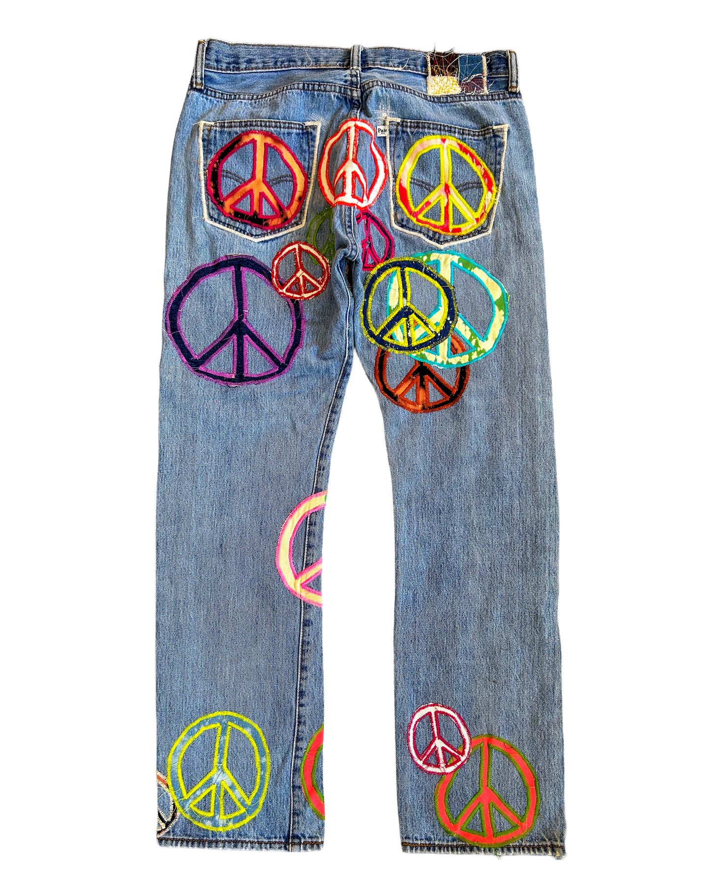 PEACE PATCHWORK DENIM