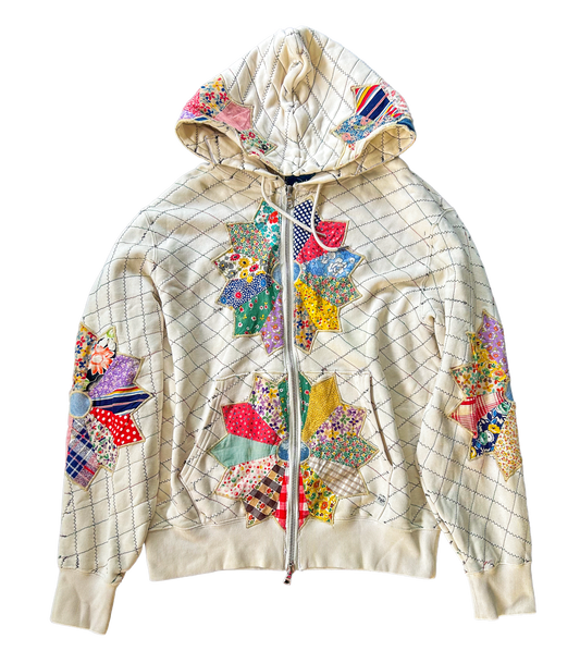 QUILTED HOODIE