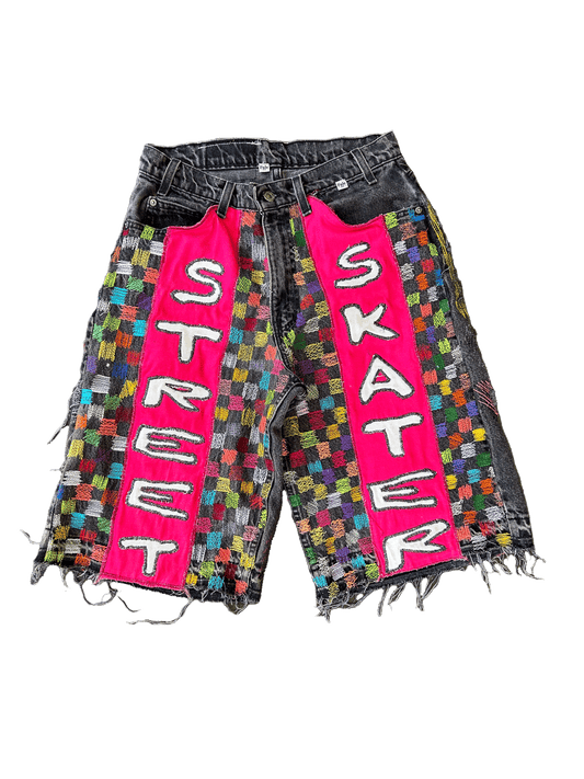 STREET SKATER DENIM SHORT