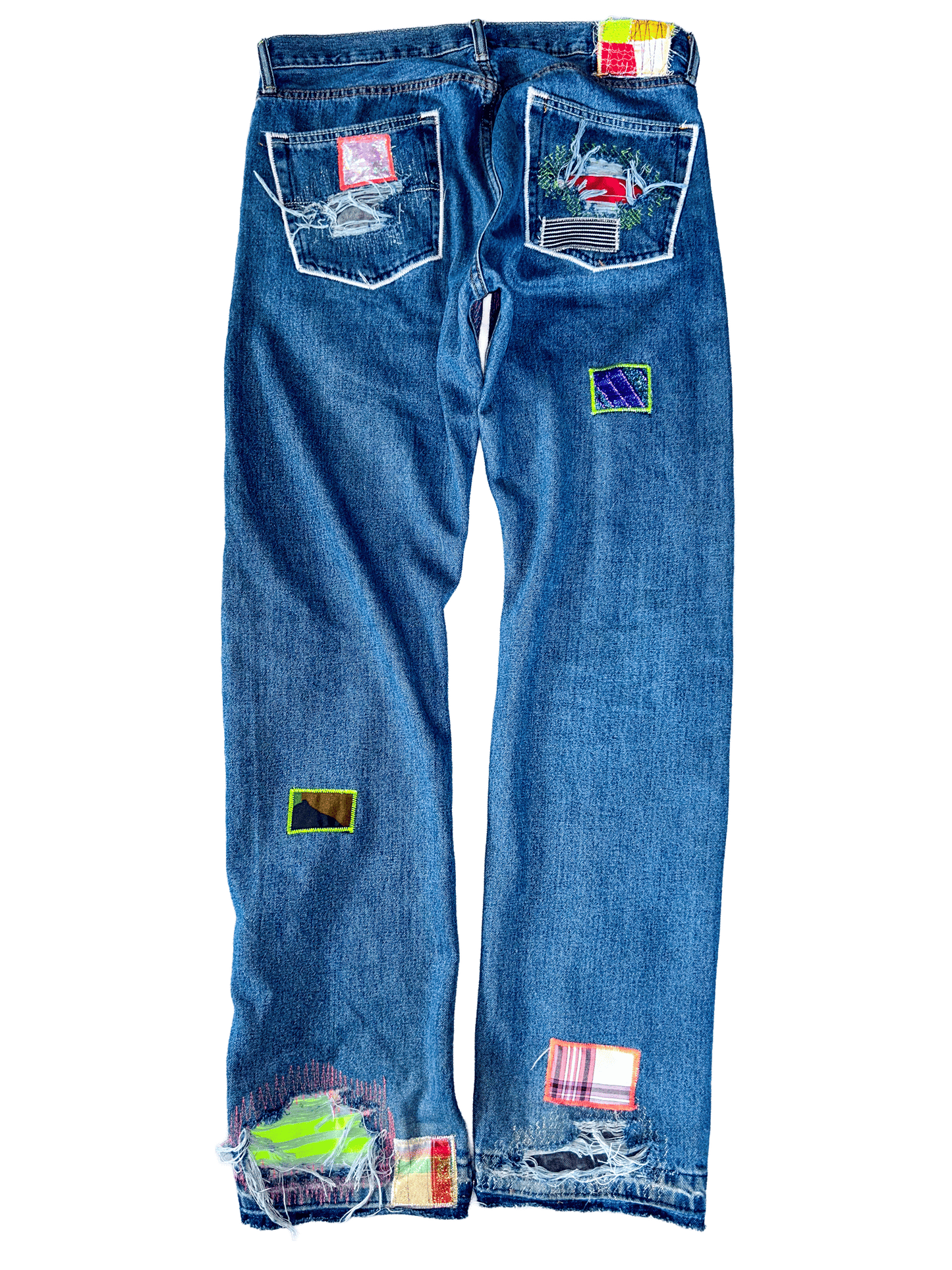 STITCH-DYE DENIM