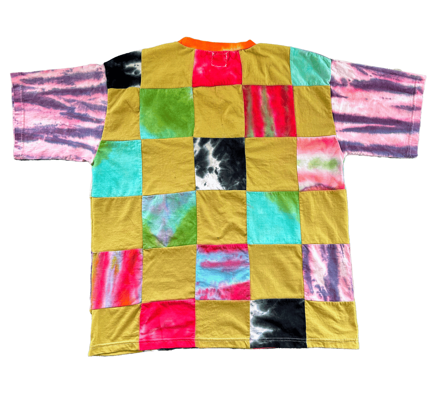 TYE DYE PATCHWORK TSHIRT