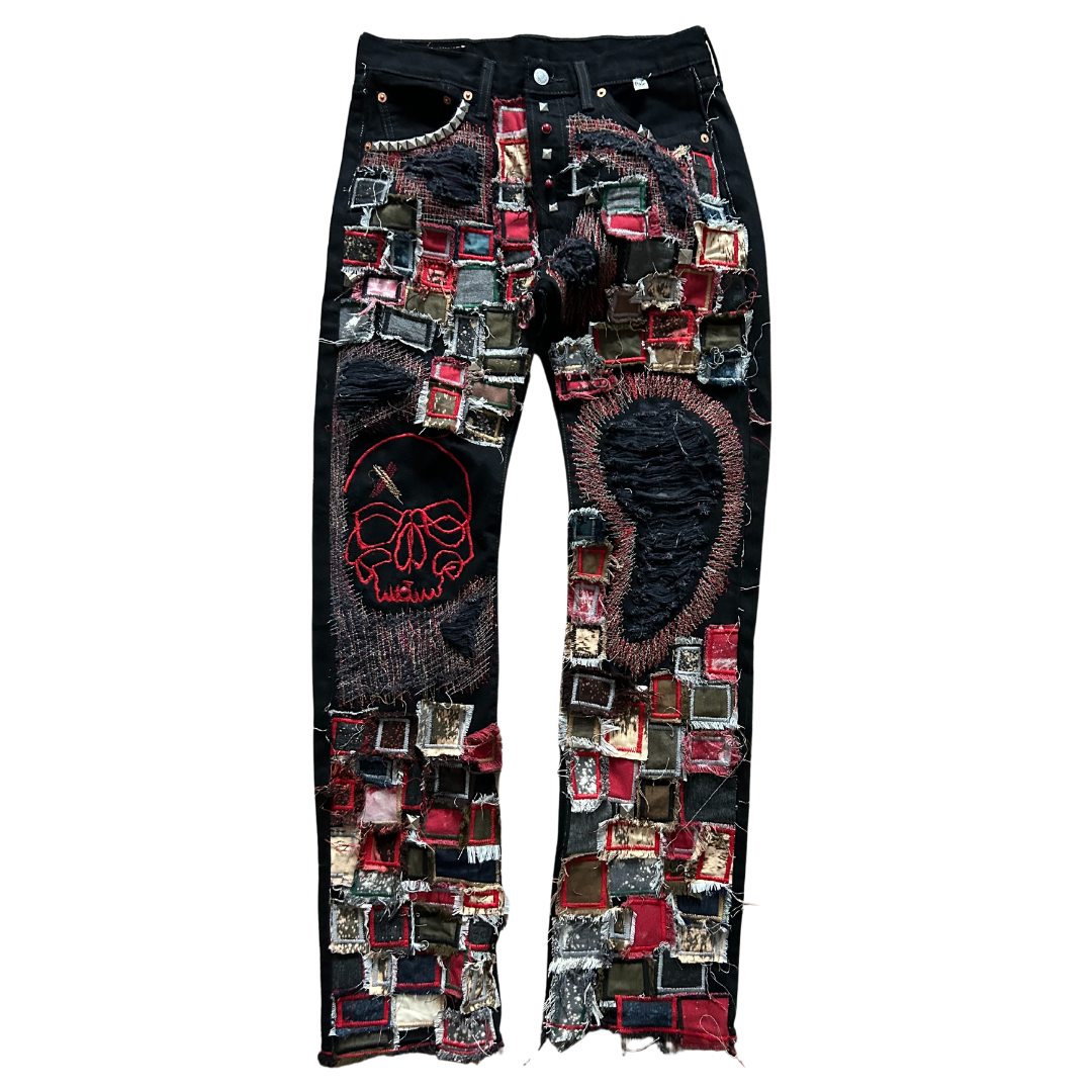 CRUST PATCHWORK DENIM