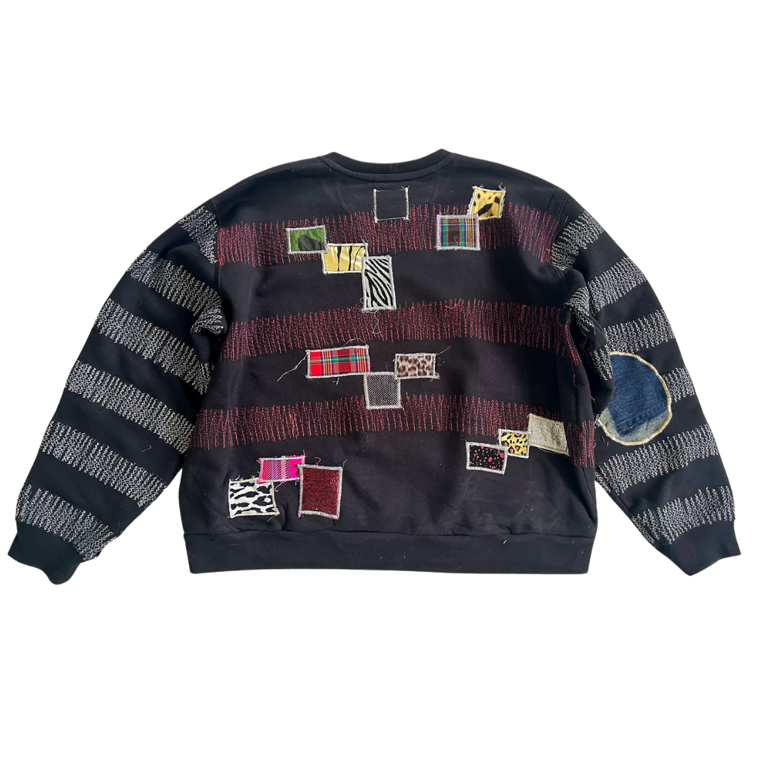SWATCHWORK PATCHWORK SWEATER