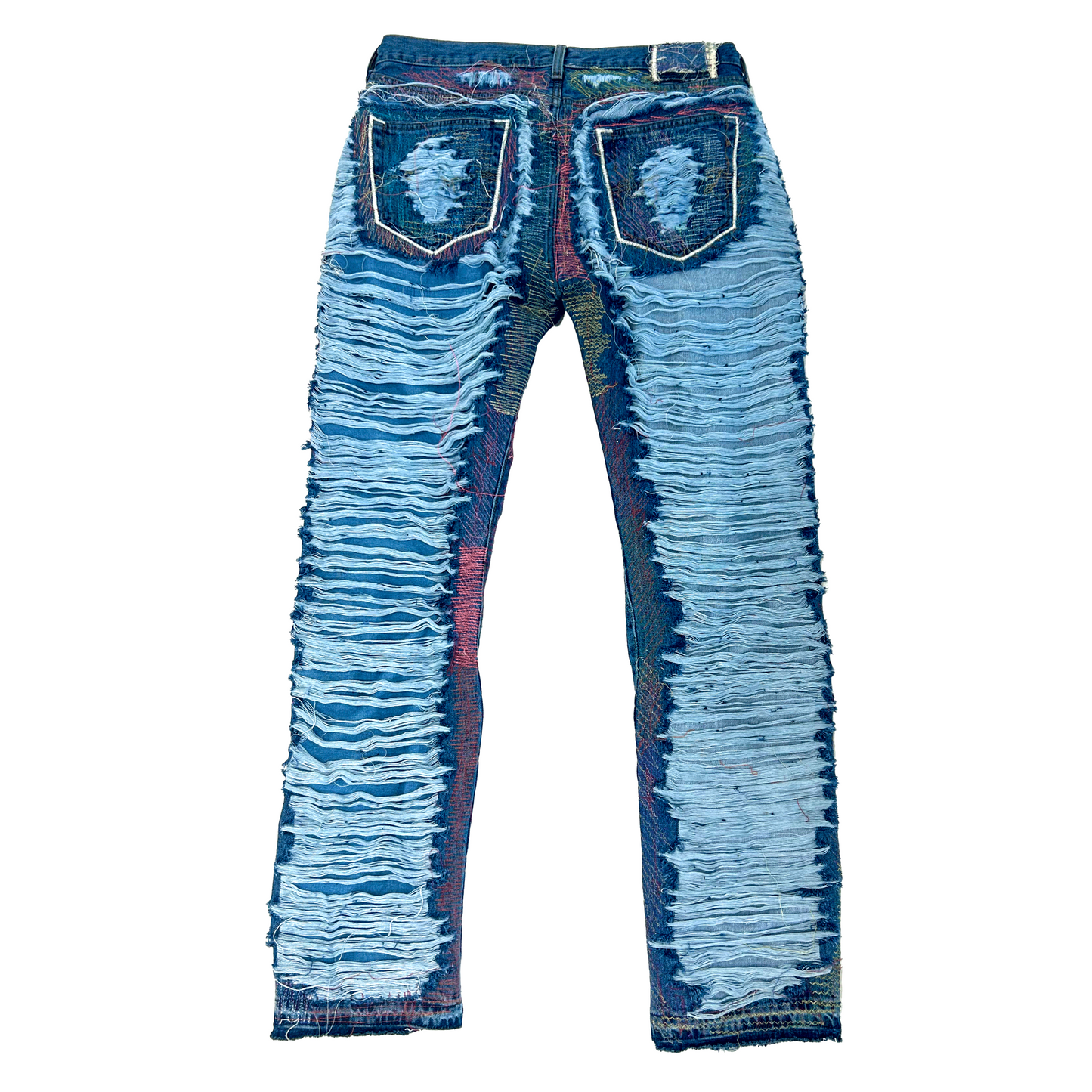DISTRESSWORK  DENIM (BLUE WASH)