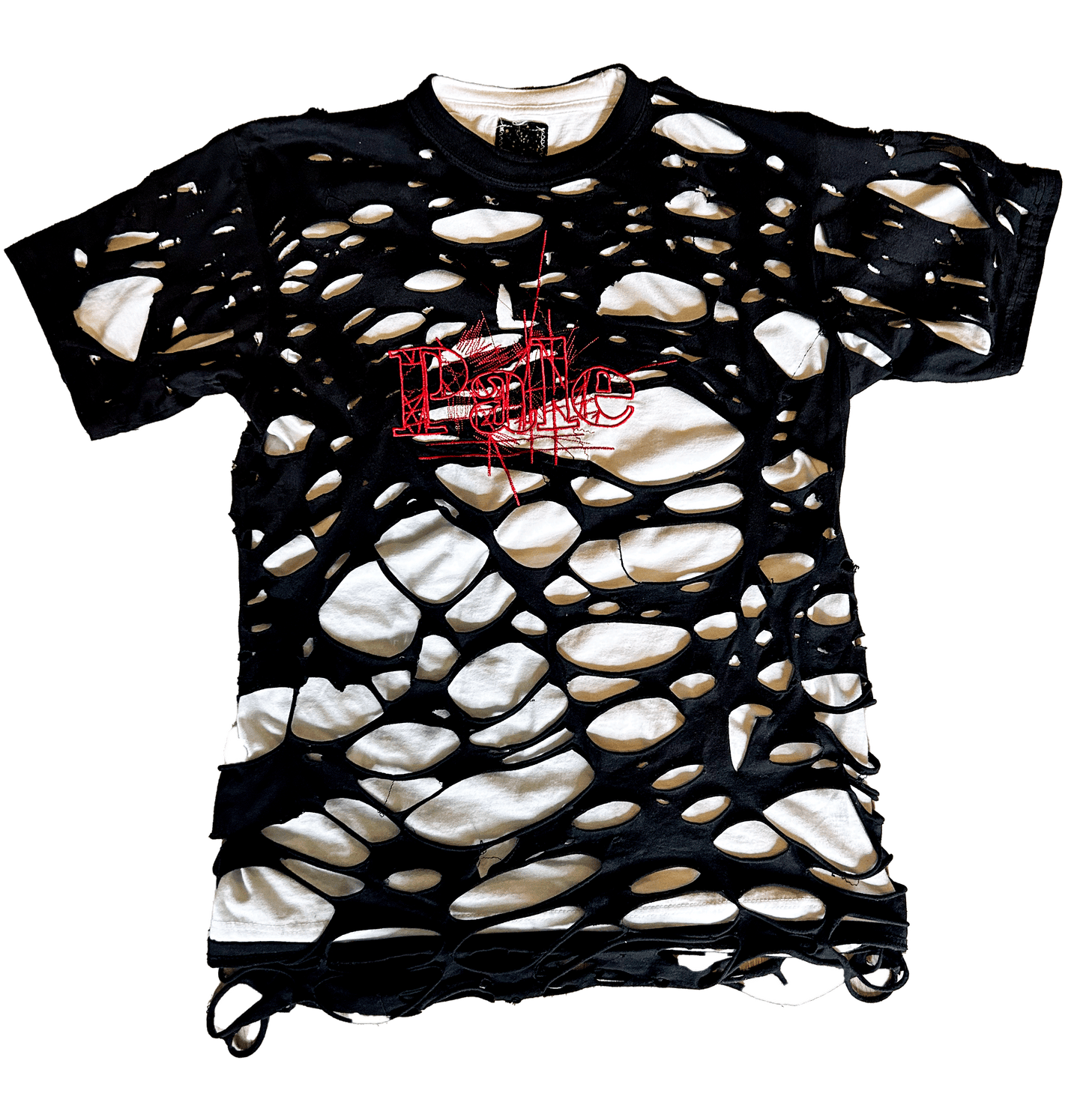 SLASH LAYERED T-SHIRT