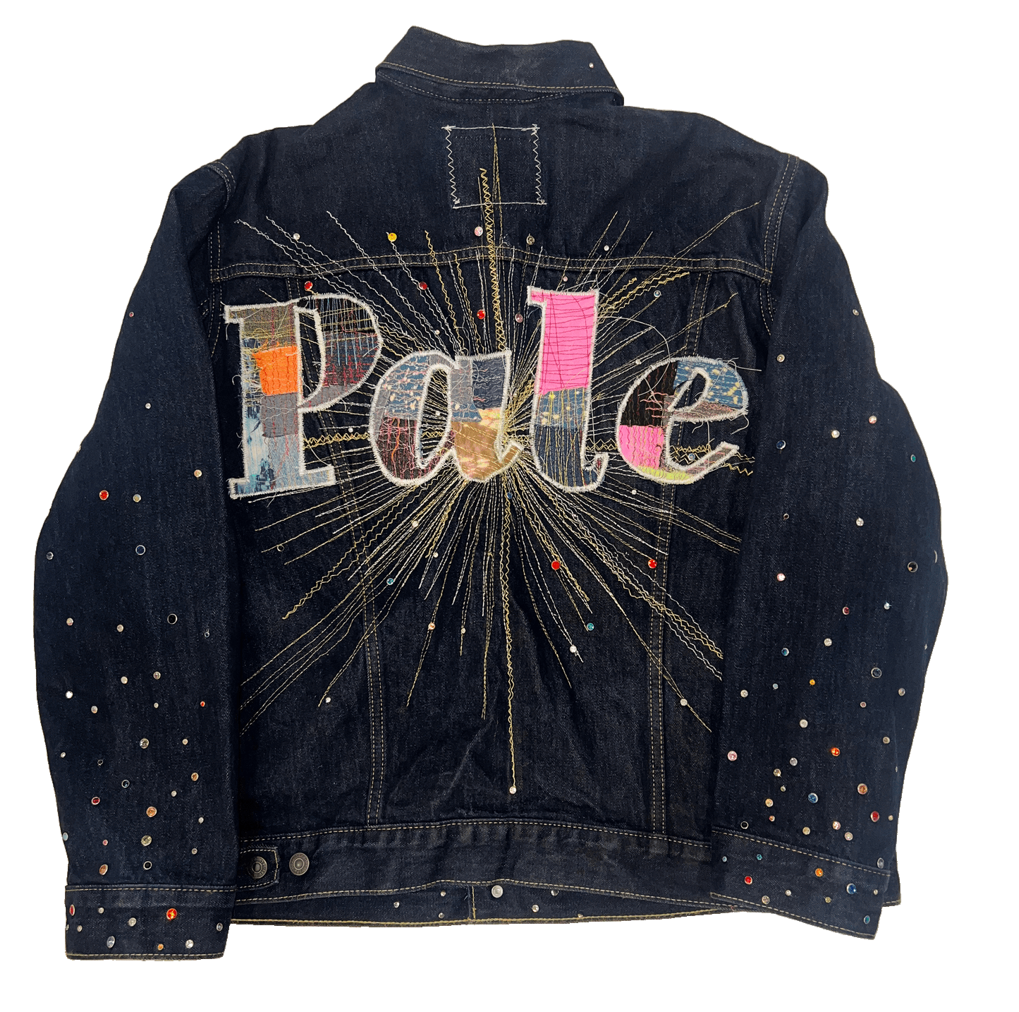 CLUSTERED RIVETWORK TRUCKER JACKET