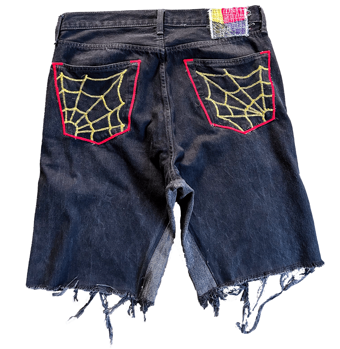 WIDOW DENIM FRAY SHORTS