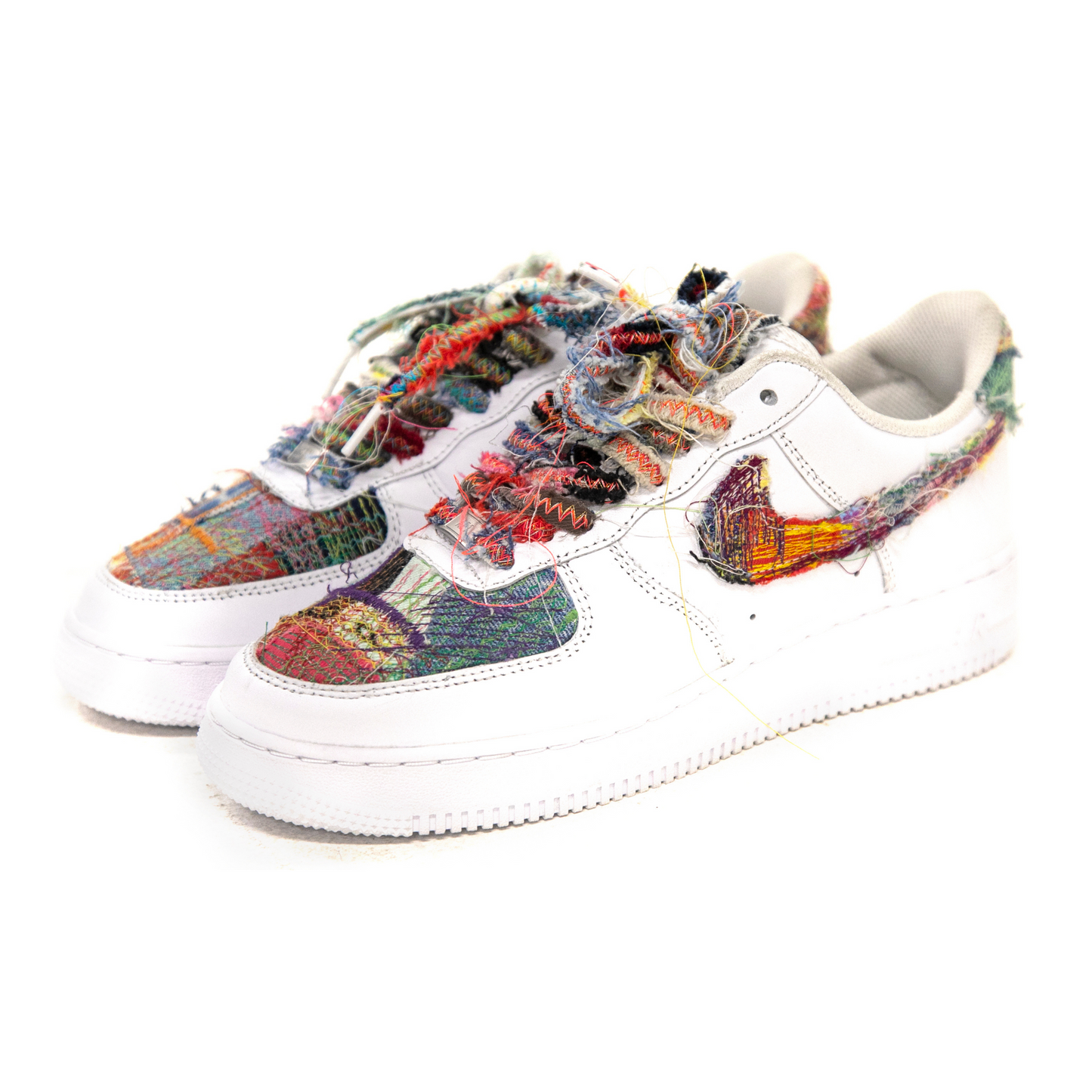 MULTI-COLOR PATCHWORK SHOELACE