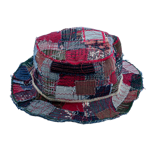 PUNK PATCHWORK BUCKET HAT
