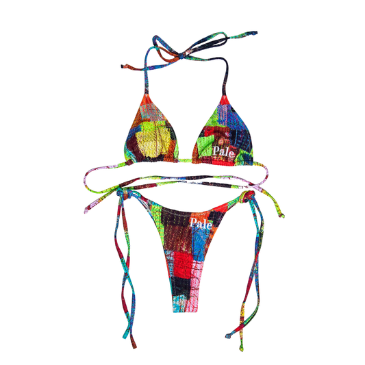 PATCHWORK BIKINI SET