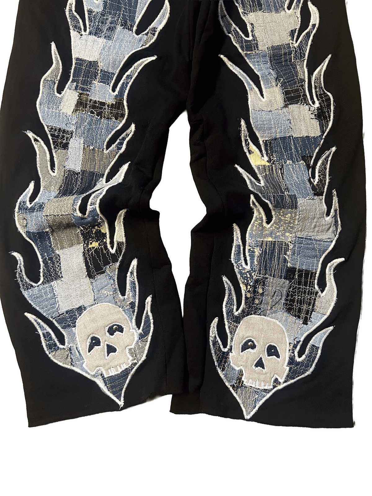 PATCHWORK TRIBAL FLAME SWEATPANT