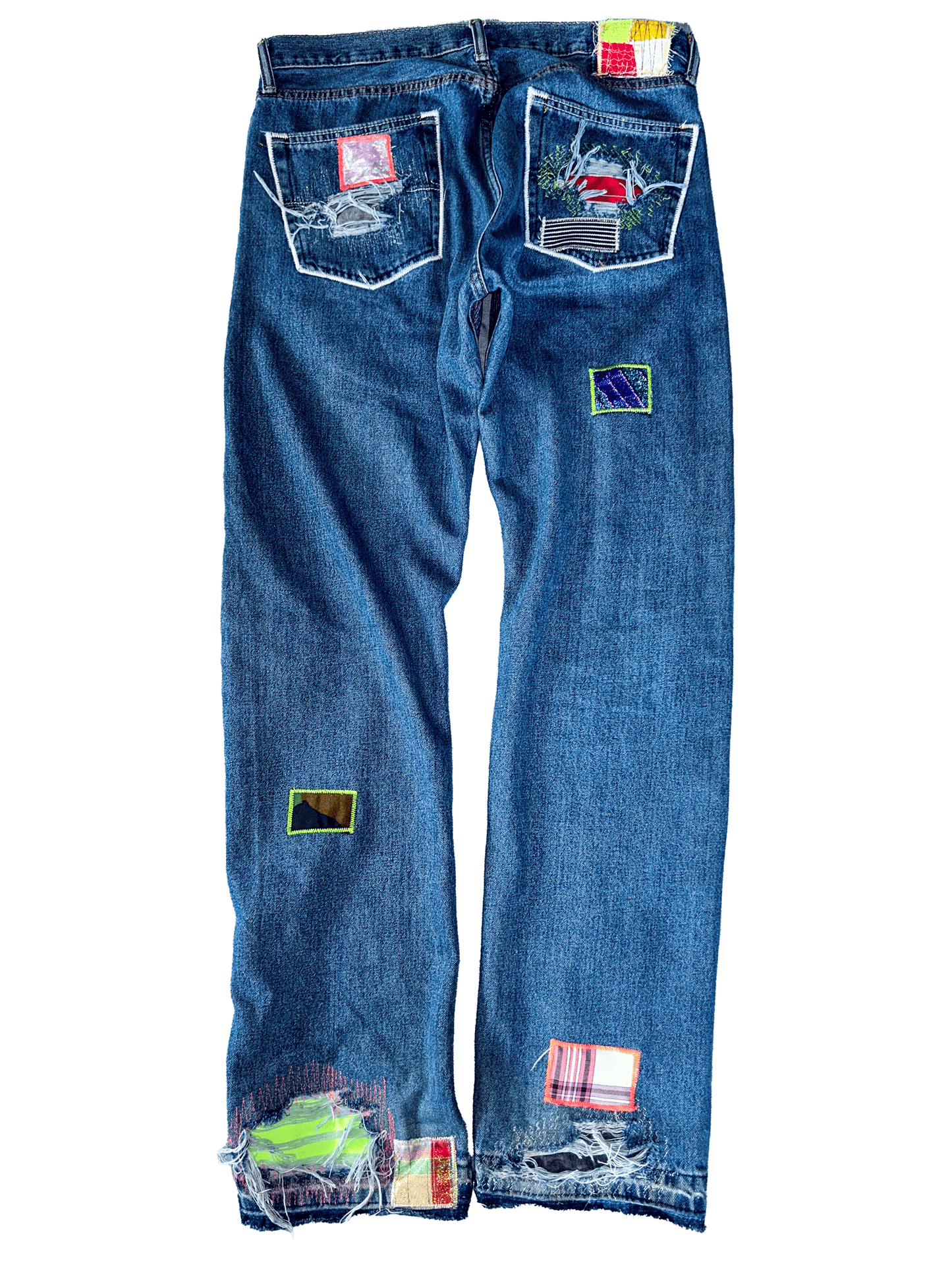STITCH DYE  DENIM