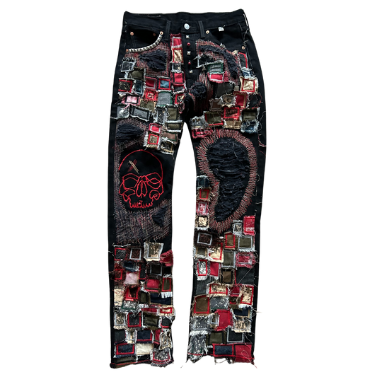 CRUST PATCHWORK DENIM