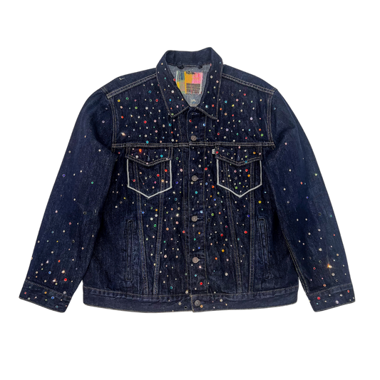 CLUSTERED RIVETWORK TRUCKER JACKET