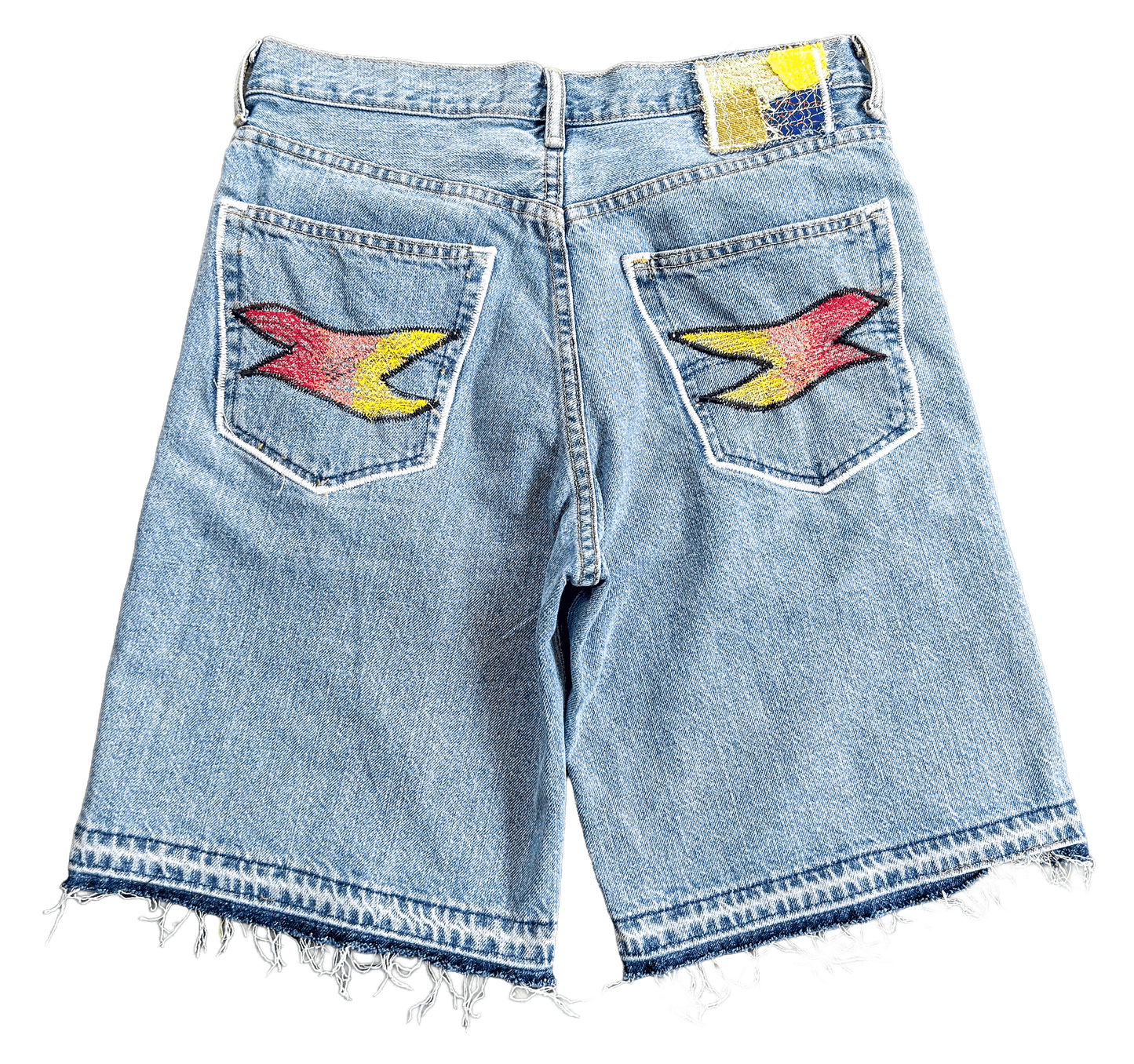 FLAME EMBROIDERY SHORTS