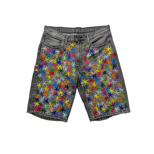 PAINTER DENIM SHORTS