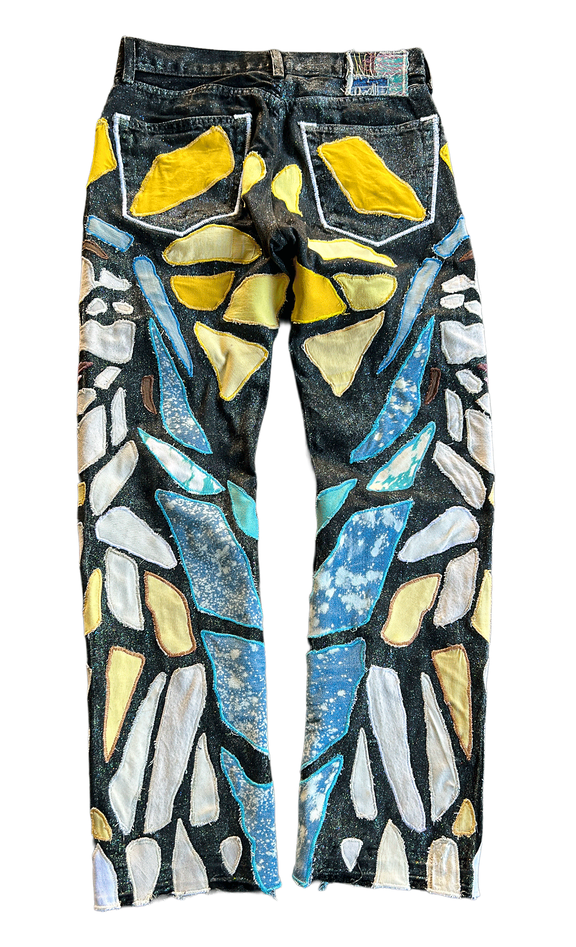 MOSAIC PATCHWORK "MARY" DENIM