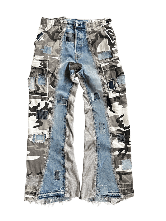 SPLICE FLARE HYBRID DENIM (SNOW)